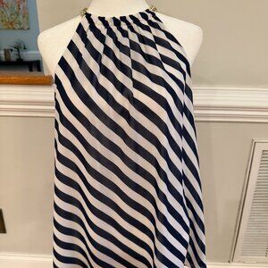Michael Kors nautical tank with gold chain - Size M